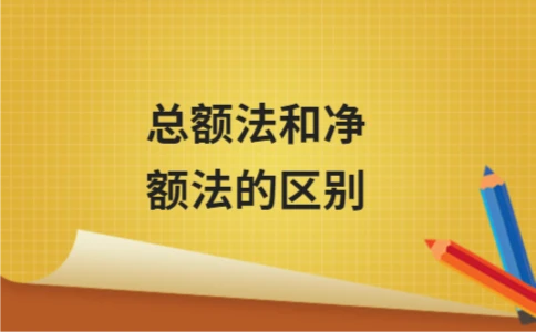 总额法和净额法的区别