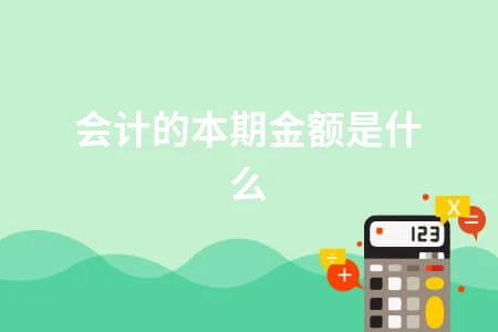 会计的本期金额是什么