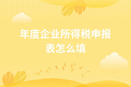 年度企业所得税申报表怎么填