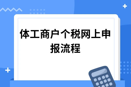 个体工商户个税网上申报流程