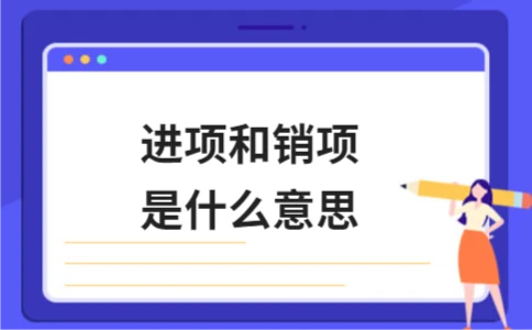 进项和销项是什么意思