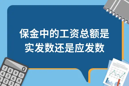 残保金工资总额计算标准：应发数还是实发数详解
