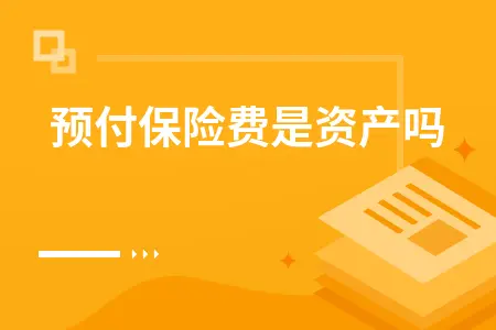 预付保险费是资产吗 预付保险费是资产吗