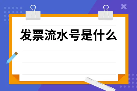 发票流水号是什么