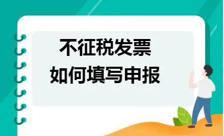 不征税发票如何填写申报