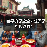 房子交了定金不想买了可以退吗? 房子交了定金不想买了可以退吗?