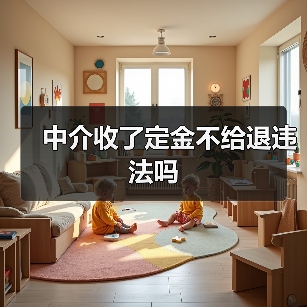 中介收了定金不给退违法吗 中介收了定金不给退违法吗