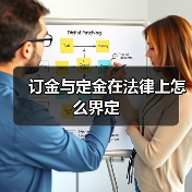订金与定金在法律上怎么界定 订金与定金在法律上怎么界定