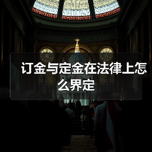 订金与定金在法律上怎么界定 订金与定金在法律上怎么界定