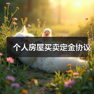 个人房屋买卖定金协议 个人房屋买卖定金协议