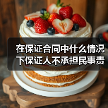 在保证合同中什么情况下保证人不承担民事责任（图3）
