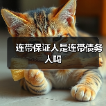 连带保证人是连带债务人吗