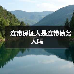 连带保证人是连带债务人吗（图3）