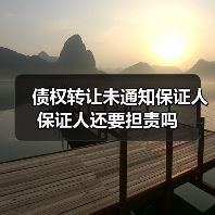 债权转让未通知保证人保证人还要担责吗（图2）