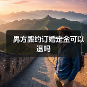 男方毁约订婚定金可以退吗(图1) 男方毁约订婚定金可以退吗(图1)