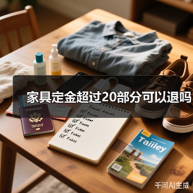 家具定金超过20部分可以退吗(图2) 家具定金超过20部分可以退吗(图2)