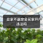 卖家不退定金买家开户违法吗(图4) 卖家不退定金买家开户违法吗(图4)