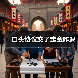 口头协议交了定金咋退（图3）