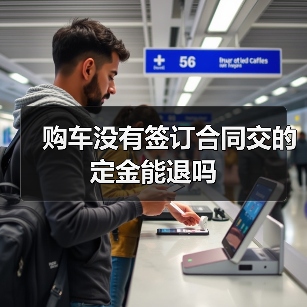 购车没有签订合同交的定金能退吗(图3) 购车没有签订合同交的定金能退吗(图3)