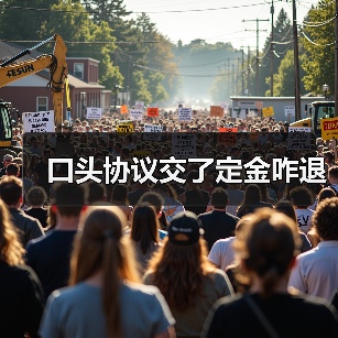 口头协议交了定金咋退（图2）