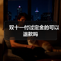 双十一付过定金的可以退款吗(图1) 双十一付过定金的可以退款吗(图1)