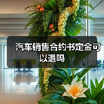 汽车销售合约书定金可以退吗(图3) 汽车销售合约书定金可以退吗(图3)