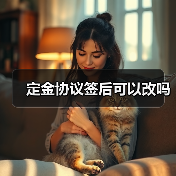 定金协议签后可以改吗（图1）