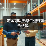 定金可以无条件退还吗合法吗（图3）