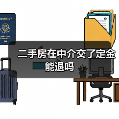 二手房在中介交了定金能退吗（图2）