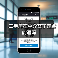 二手房在中介交了定金能退吗（图4）