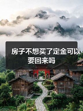 房子不想买了定金可以要回来吗（图4）