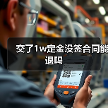 交了1w定金没签合同能退吗(图4) 交了1w定金没签合同能退吗(图4)