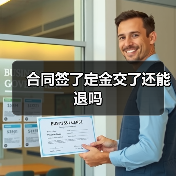 合同签了定金交了还能退吗（图2）