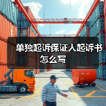 单独起诉保证人起诉书怎么写（图3）