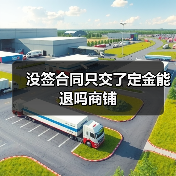 没签合同只交了定金能退吗商铺（图2）