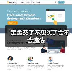 定金交了不想买了会不会违法（图4）