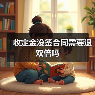 收定金没签合同需要退双倍吗（图2）