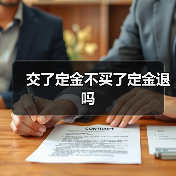 交了定金不买了定金退吗（图2）