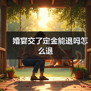 婚宴交了定金能退吗怎么退（图4）