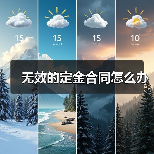 无效的定金合同怎么办（图1）