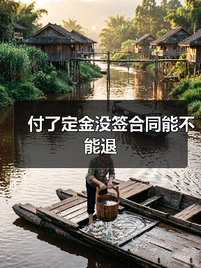 付了定金没签合同能不能退（图3）