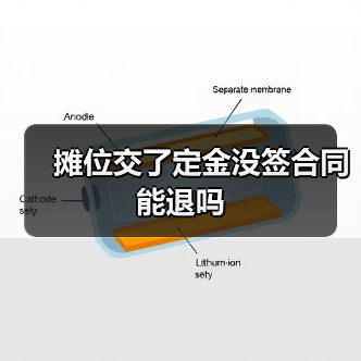 摊位交了定金没签合同能退吗（图2）