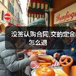 没签认购合同,交的定金怎么退（图3）