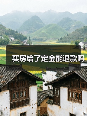 买房给了定金能退款吗（图4）