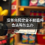 没签合同定金不能退吗合法吗怎么办（图4）