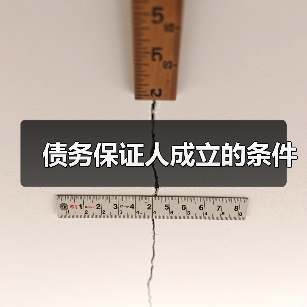 债务保证人成立的条件（图2）