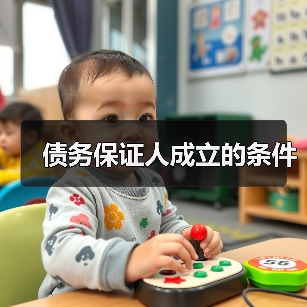 债务保证人成立的条件（图4）
