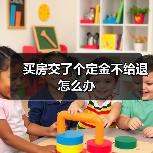 买房交了个定金不给退怎么办（图4）