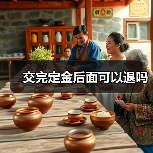交完定金后面可以退吗