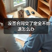 没签合同交了定金不给退怎么办（图4）